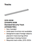 LCN 2210 Concealed, Heavy Duty High Security Track Closer - Powder coat Finishes