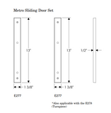 Rocky Mountain Metro Patio Sliding Door Set – 1 3/8″ x 13″