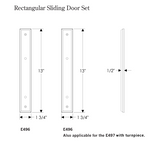 Rocky Mountain Rectangular Patio Sliding Door Set – 1 3/4″ x 13″