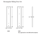 Rocky Mountain Rectangular Patio Sliding Door Set – 2 1/2″ x 13″