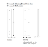 Rocky Mountain Trousdale Entry Sliding Door Set – 1 3/4″ x 13″