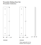 Rocky Mountain Trousdale Patio Sliding Door Set – 1 3/4″ x 13″