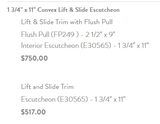 Rocky Mountain Convex Lift & Slide – 1 3/4″ x 11″ 2 1/2" x 9"