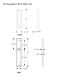 Rocky Mountain Rectangular Lift & Slide – 1 3/4″ x 11″ 2 1/2" x 8"
