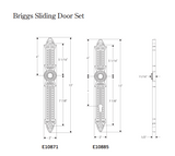 Rocky Mountain Briggs Patio Sliding Door Set – 2″ x 15″