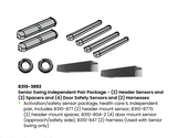 LCN 8310-3892 Senior Swing Independent Pair Package - (2) Header Sensors and (2) Spacers and (4) Door Safety Sensors and (2) Harnesses