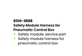 LCN 8310-3888 Safety Module Harness For Pneumatic Control Box