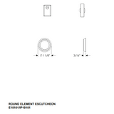 Rocky Mountain Element Passage Set – Knob to Knob 1 1/8" x 1 1/8"