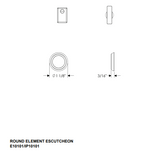 Rocky Mountain Element Passage Set – Lever to Lever 1 1/8" x 1 1/8"