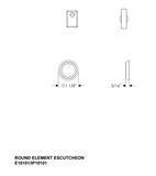 Rocky Mountain Element Privacy Set 1 1/8" x 1 1/8"