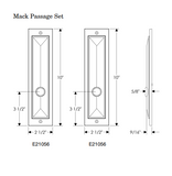 Rocky Mountain Mack Passage Set – 2 1/2″ x 10″