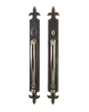 Rocky Mountain Fleur de Lis Push/Pull Set – 3 1/4″ x 27″