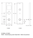 Rocky Mountain Bluetooth INOX Smart Dead Bolt