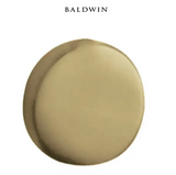 Baldwin Contemporary Style Brass Screw Cover