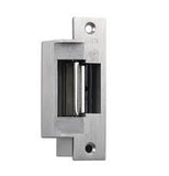 Adjustable Electric Strike Fail Secure, Faceplate 1-1/4 x 4-7/8, Off Center Stainless Steel 8-16V AC/DC