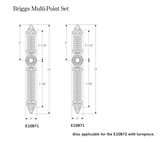 Rocky Mountain Briggs Multi-Point Entry Set – 2″ x 15″