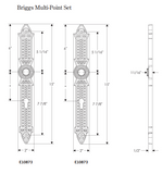 Rocky Mountain Briggs Multi-Point Entry Set – 2″ x 15″