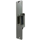 Adjustable Electric Strike Fail Secure, Faceplate 7-15/16 x 1-7/16, Black 8-16V AC/DC