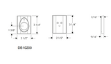 Rocky Mountain Oasis Entry Set 2 1/2″ x 4 1/2″