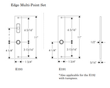 Rocky Mountain Edge Multi-Point Entry Set – 1 3/4″ x 11″
