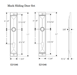 Rocky Mountain Mack Multi-Point Entry Set – 1 3/4″ x 11″