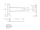 Rocky Mountain Strap Hinge 10 1/2″