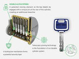 Cut Key for Hercular® Captive Key MTL™800