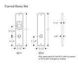 Rocky Mountain Curved Entry Set 2 1/2″ x 11″