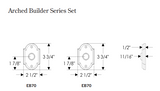 Rocky Mountain Arched Builders Series Set – 2 1/2″ x 3 3/4″