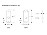 Rocky Mountain Arched Builders Series Set – 2 1/2″ x 6 1/2″