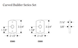 Rocky Mountain Curved Builders Series Set – 2 1/2″ x 3 3/4″