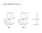 Rocky Mountain Metro Builders Series Set – 2 1/2″ x 6 1/2″