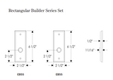 Rocky Mountain Rectangular Builders Series Set – 2 1/2″ x 6 1/2″