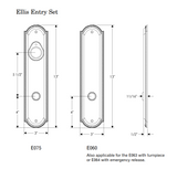 Rocky Mountain Ellis Entry Set 3″ x 13″ (5 1/2″ C–C)