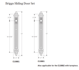 Rocky Mountain Briggs Entry Sliding Door Set – 2″ x 15″