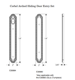 Rocky Mountain Corbel Arched Entry Sliding Door Set – 2″ x 14″