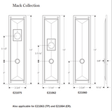 Rocky Mountain Mack Entry Set 3 3/4″ x 15″ (5 1/2″ C-C)