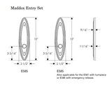 Rocky Mountain Maddox Patio Set 2 1/2″ x 10″