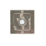 Round Designer Doorbell Button 3 1/2" x 3 1/2" - Round Designer Escutcheon 3 1/2"