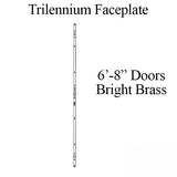 TRILENNIUM FACEPLATE FOR 6-8 LOCK - BRIGHT BRASS