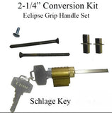 2-1/4 GRIP HANDLE KIT SCHLAGE KEYED CYLINDER