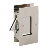 Emtek 2107 Modern Rectangular Pocket Door Lock (2-1/2" x 4-1/2") - Passage