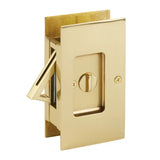 Emtek 2108 Modern Rectangular Pocket Door Lock (2-1/2" x 4-1/2") - Privacy