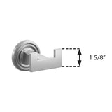Emtek Small Disc Double Hook in Oil Rubbed Bronze
