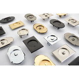 Emtek 2014 Rectangular Pocket Door Tubular Lock (2-1/2" x 3-1/2") - Passage