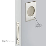 Emtek 2016 Rectangular Pocket Door Tubular Lock (2-1/2" x 3-1/2") - Dummy