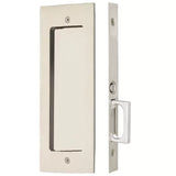 Emtek 2114 Modern Rectangular Pocket Door Mortise Locks (2-7/8" x 7-1/4") - Passage