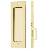 Emtek 2114 Modern Rectangular Pocket Door Mortise Locks (2-7/8" x 7-1/4") - Passage