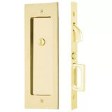 Emtek Modern 2115 Rectangular Pocket Door Mortise Locks (2-7/8" x 7-1/4") - Privacy