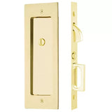 Emtek Modern 2115 Rectangular Pocket Door Mortise Locks (2-7/8" x 7-1/4") - Privacy